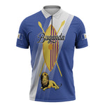 Personalised Buganda Zipper Polo Shirt Ekitiibwa kya Buganda
