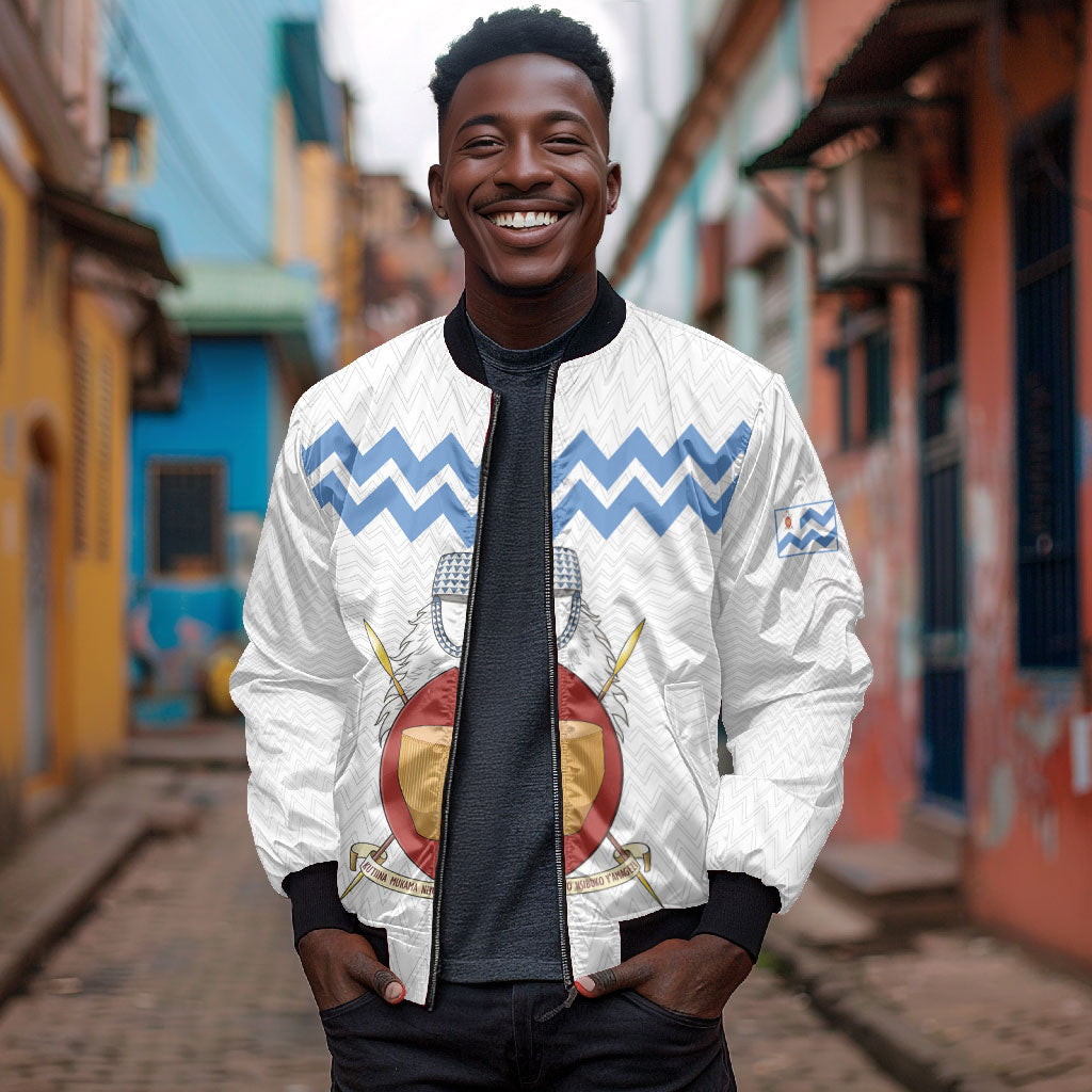 Bunyoro Kitara Kingdom Bomber Jacket Habwa Ruhanga n Ihanga Lyange