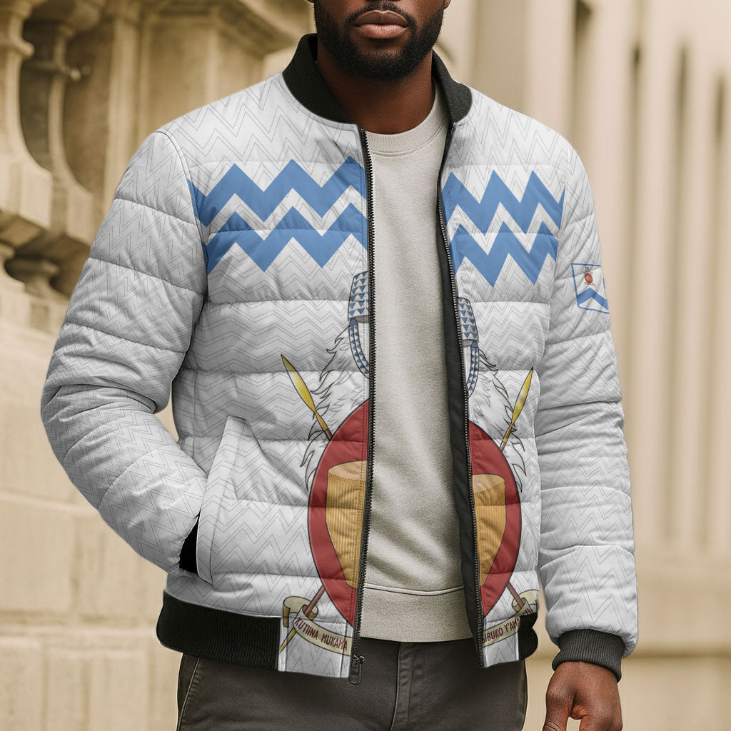 Bunyoro Kitara Kingdom Bomber Puffer Jacket Habwa Ruhanga n Ihanga Lyange