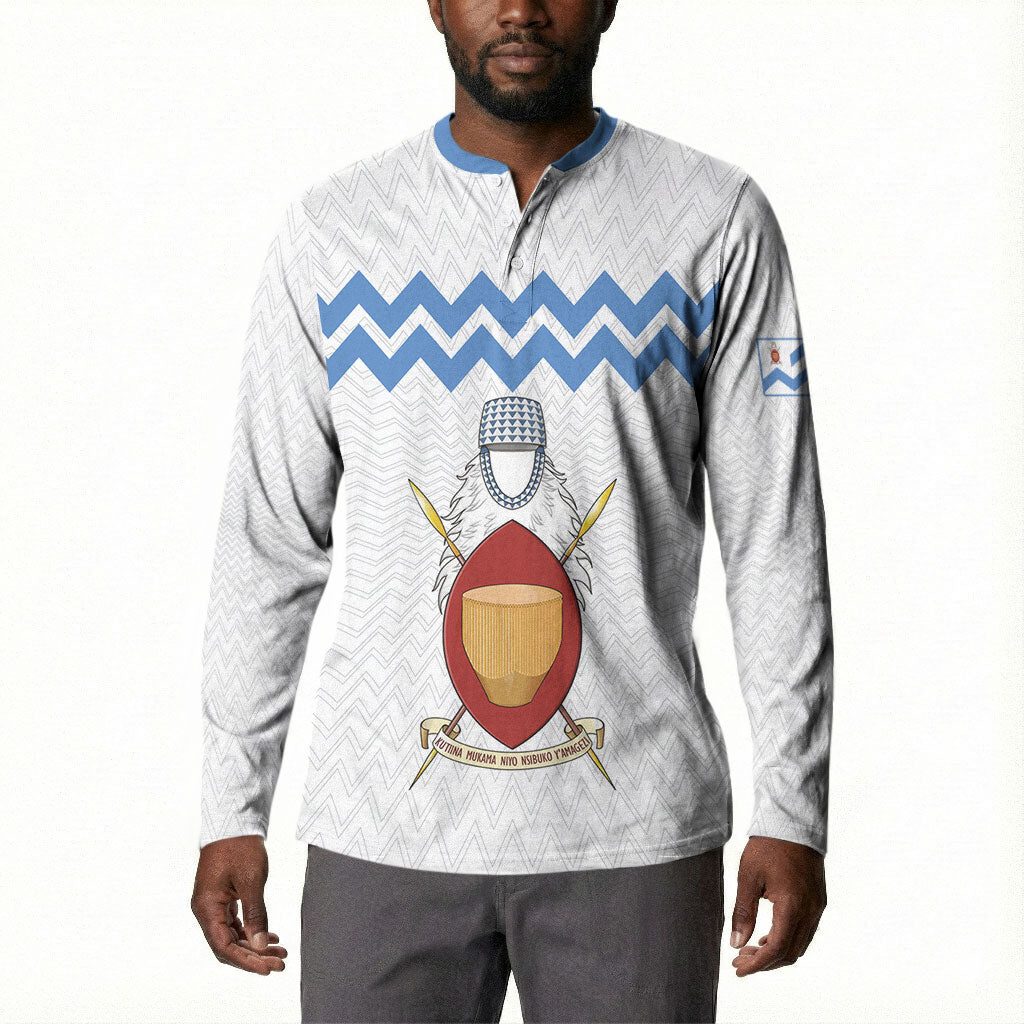 Bunyoro Kitara Kingdom Button Sweatshirt Habwa Ruhanga n Ihanga Lyange