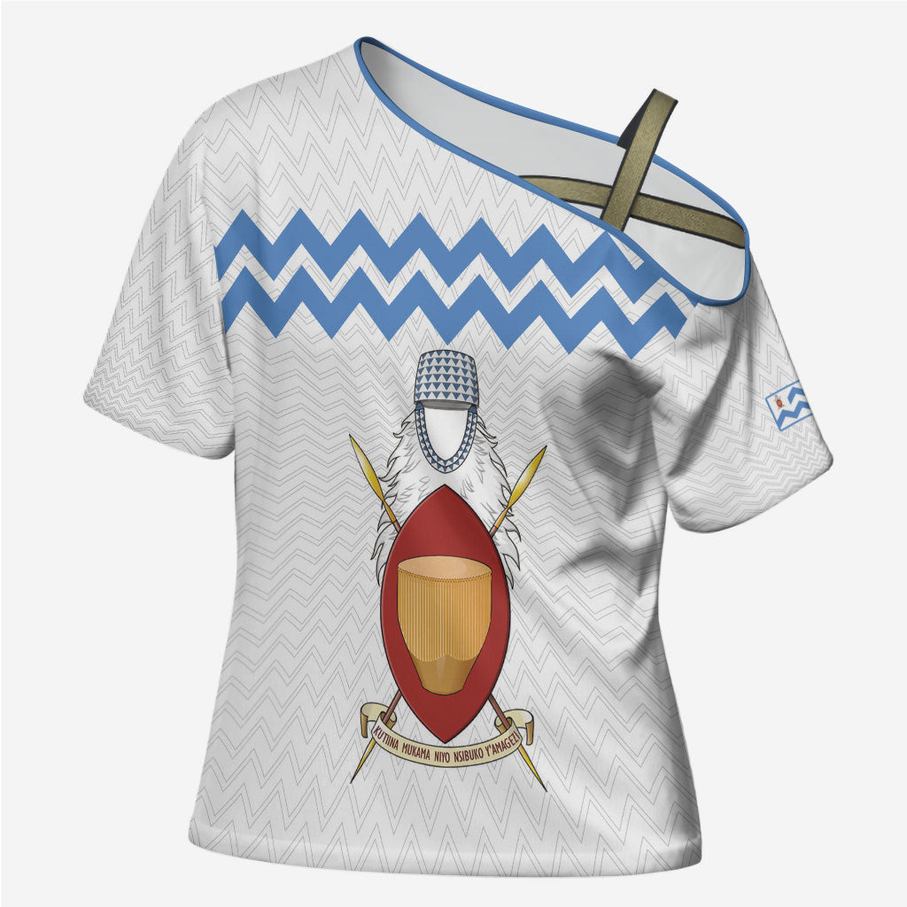 Bunyoro Kitara Kingdom Cross Shoulder Shirt Habwa Ruhanga n Ihanga Lyange