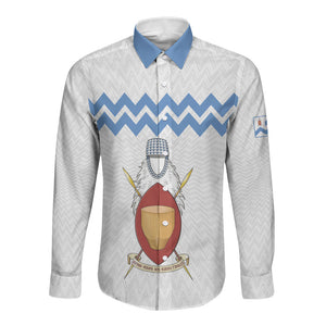 Bunyoro Kitara Kingdom Long Sleeve Button Shirt Habwa Ruhanga n Ihanga Lyange