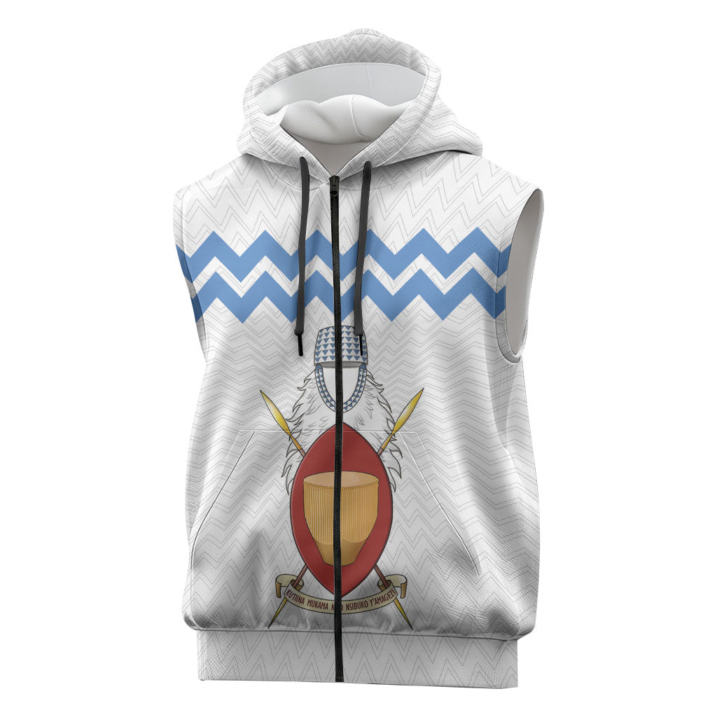Bunyoro Kitara Kingdom Sleeveless Zip Hoodie Habwa Ruhanga n Ihanga Lyange