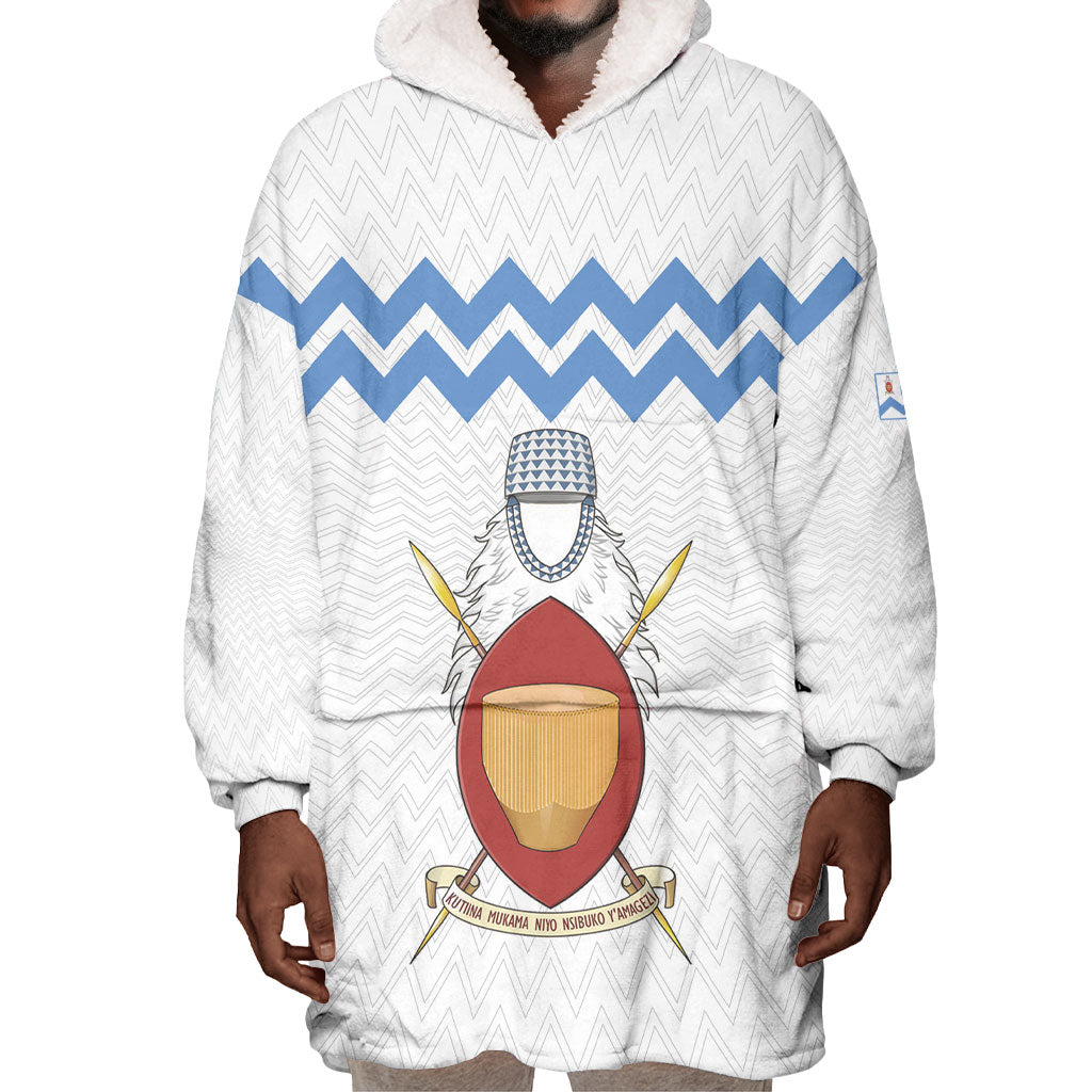 Bunyoro Kitara Kingdom Wearable Blanket Hoodie Habwa Ruhanga n Ihanga Lyange
