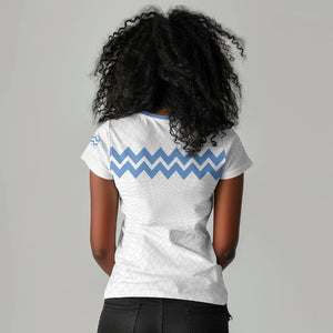 Bunyoro Kitara Kingdom Women V-Neck T-Shirt Habwa Ruhanga n Ihanga Lyange
