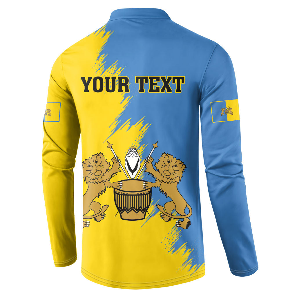 Personalised Kingdom of Tooro Button Sweatshirt Obukama bwa Tooro