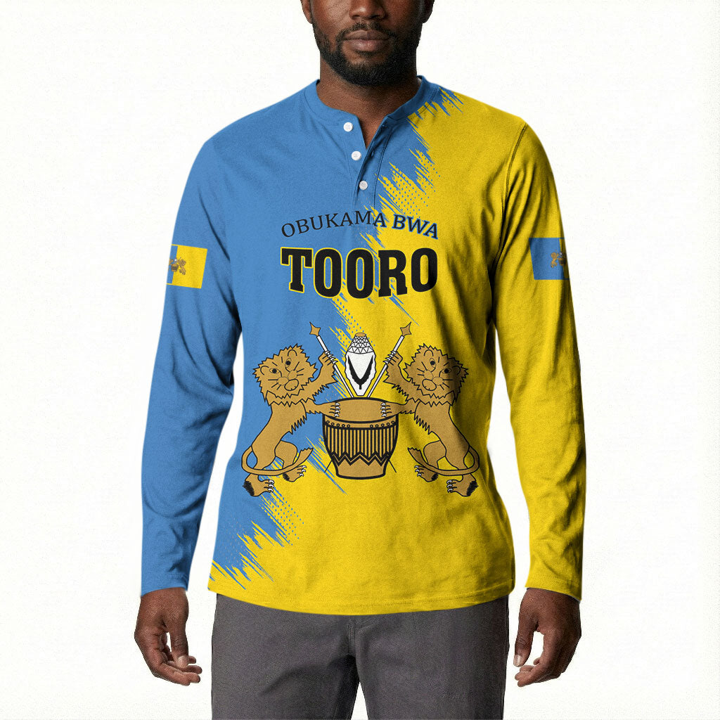 Personalised Kingdom of Tooro Button Sweatshirt Obukama bwa Tooro