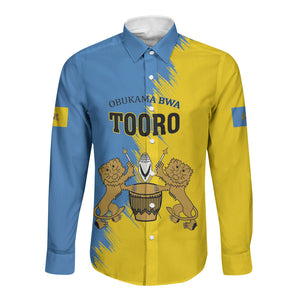 Personalised Kingdom of Tooro Long Sleeve Button Shirt Obukama bwa Tooro