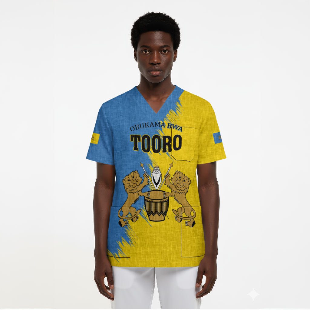 Personalised Kingdom of Tooro Scrub Top Obukama bwa Tooro