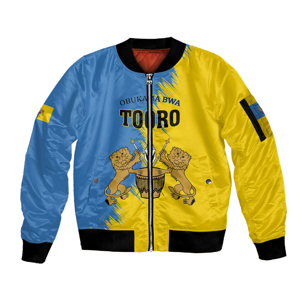 Personalised Kingdom of Tooro Sleeve Zip Bomber Jacket Obukama bwa Tooro