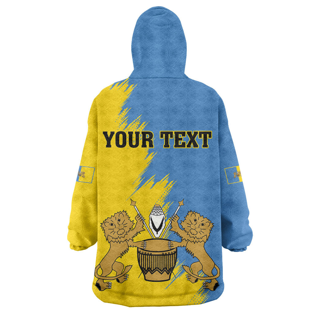 Personalised Kingdom of Tooro Wearable Blanket Hoodie Obukama bwa Tooro