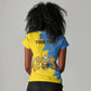 Personalised Kingdom of Tooro Women V-Neck T-Shirt Obukama bwa Tooro