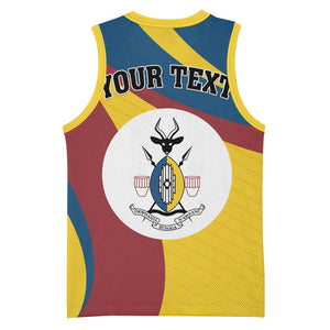 Personalised Kingdom of Busoga Basketball Jersey Land of the Soga