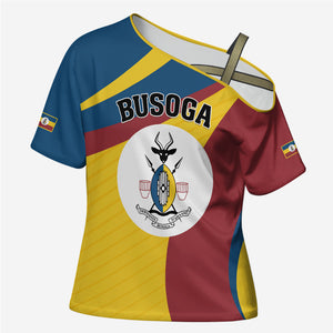 Personalised Kingdom of Busoga Cross Shoulder Shirt Land of the Soga