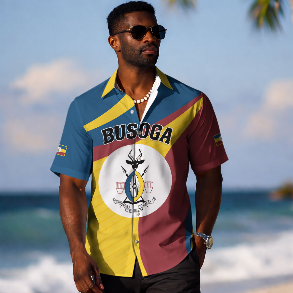 Personalised Kingdom of Busoga Hawaiian Shirt Land of the Soga