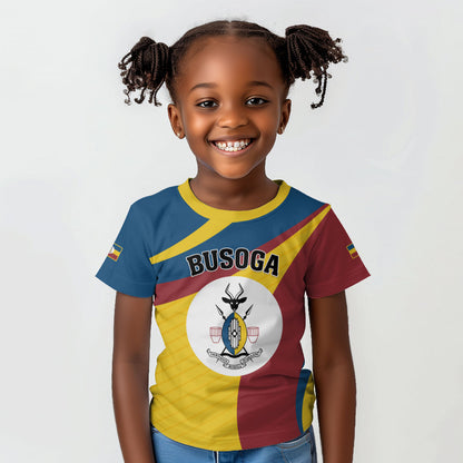 Personalised Kingdom of Busoga Kid T shirt Land of the Soga