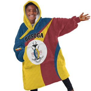 Personalised Kingdom of Busoga Kid Wearable Blanket Hoodie Land of the Soga