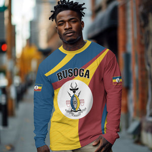 Personalised Kingdom of Busoga Long Sleeve Shirt Land of the Soga