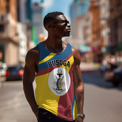 Personalised Kingdom of Busoga Men Tank Top Land of the Soga