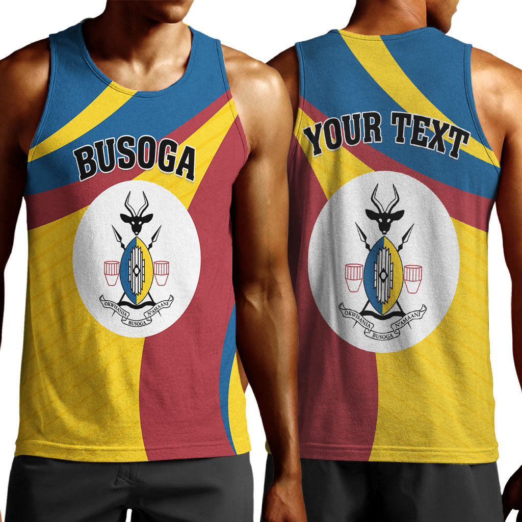 Personalised Kingdom of Busoga Men Tank Top Land of the Soga