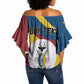 Personalised Kingdom of Busoga Off Shoulder Wrap Waist Top Land of the Soga