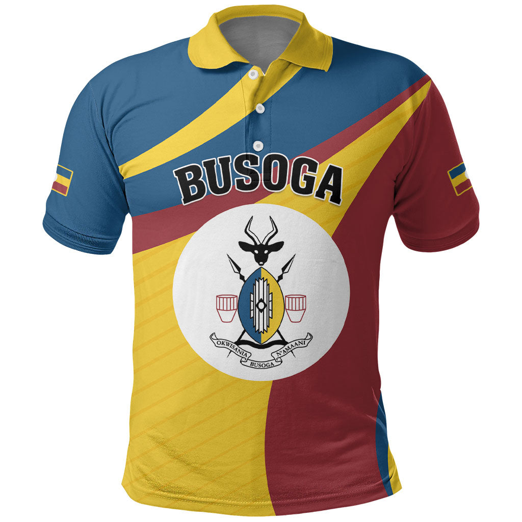 Personalised Kingdom of Busoga Polo Shirt Land of the Soga