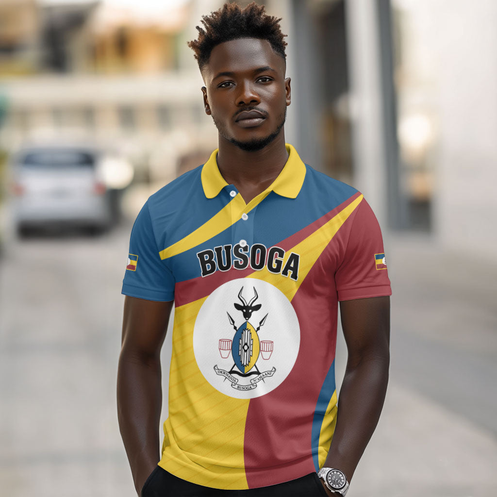 Personalised Kingdom of Busoga Polo Shirt Land of the Soga