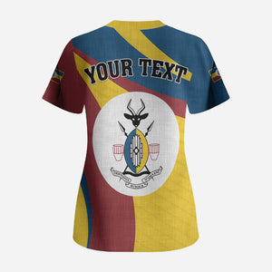 Personalised Kingdom of Busoga Scrub Top Land of the Soga