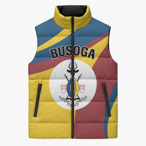 Personalised Kingdom of Busoga Sleeveless Puffer Jacket Land of the Soga
