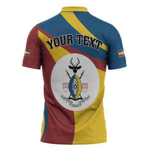 Personalised Kingdom of Busoga Zipper Polo Shirt Land of the Soga