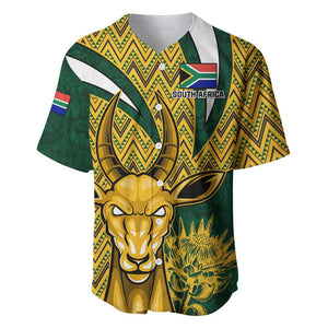 Custom South Africa Rugby Baseball Jersey - Come On Bokke, Champion World Cup