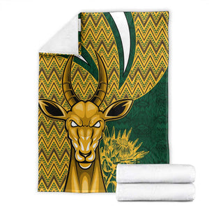 South Africa Rugby Blanket - Come On Bokke, Champion World Cup