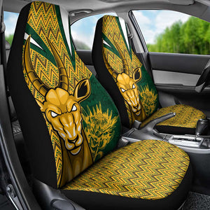 South Africa Rugby Car Seat Cover - Come On Bokke, Champion World Cup