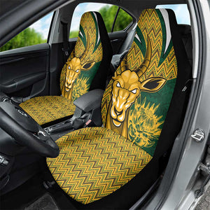 South Africa Rugby Car Seat Cover - Come On Bokke, Champion World Cup