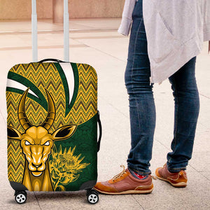 South Africa Rugby Luggage Cover - Come On Bokke, Champion World Cup