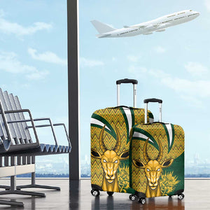 South Africa Rugby Luggage Cover - Come On Bokke, Champion World Cup