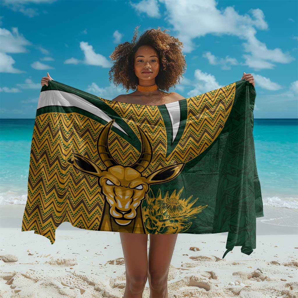 South Africa Rugby Sarong - Come On Bokke, Champion World Cup