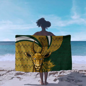 South Africa Rugby Sarong - Come On Bokke, Champion World Cup