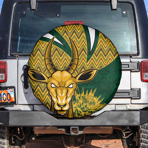 South Africa Rugby Spare Tire Cover - Come On Bokke, Champion World Cup