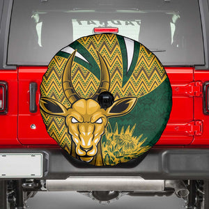 South Africa Rugby Spare Tire Cover - Come On Bokke, Champion World Cup