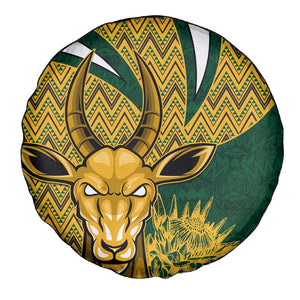 South Africa Rugby Spare Tire Cover - Come On Bokke, Champion World Cup