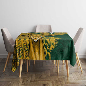 South Africa Rugby Tablecloth - Come On Bokke, Champion World Cup