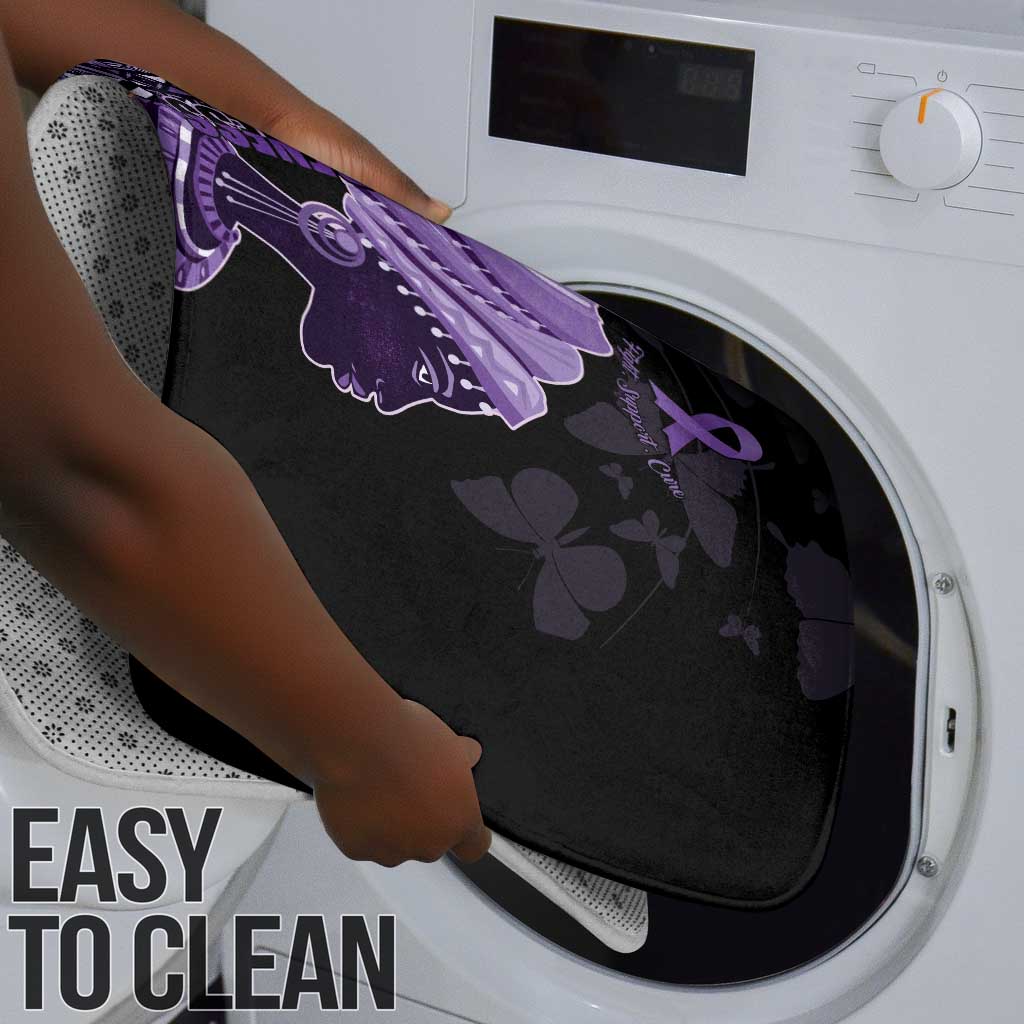 African Lady Lupus Awareness Bathroom Set Fight Support Cure