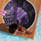 African Lady Lupus Awareness Beach Blanket Fight Support Cure