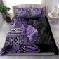 African Lady Lupus Awareness Bedding Set Fight Support Cure