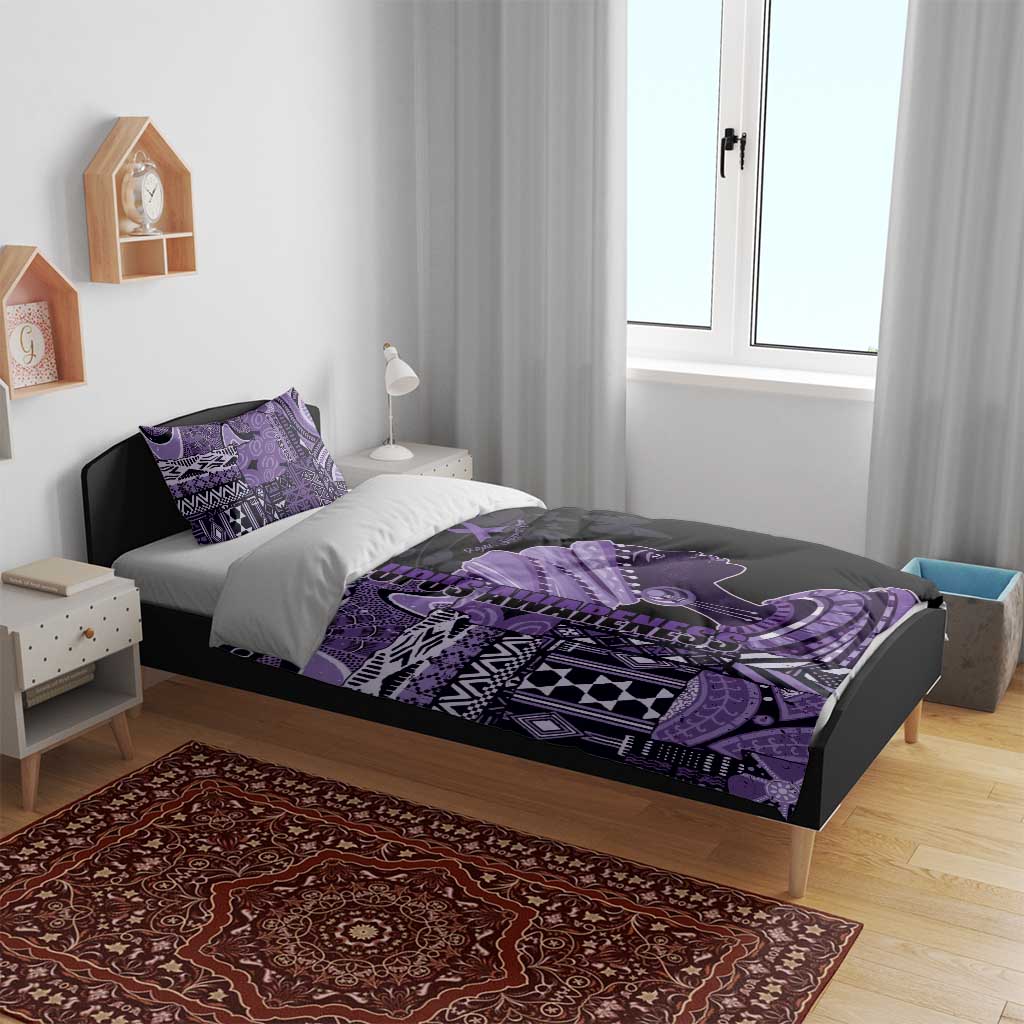 African Lady Lupus Awareness Bedding Set Fight Support Cure