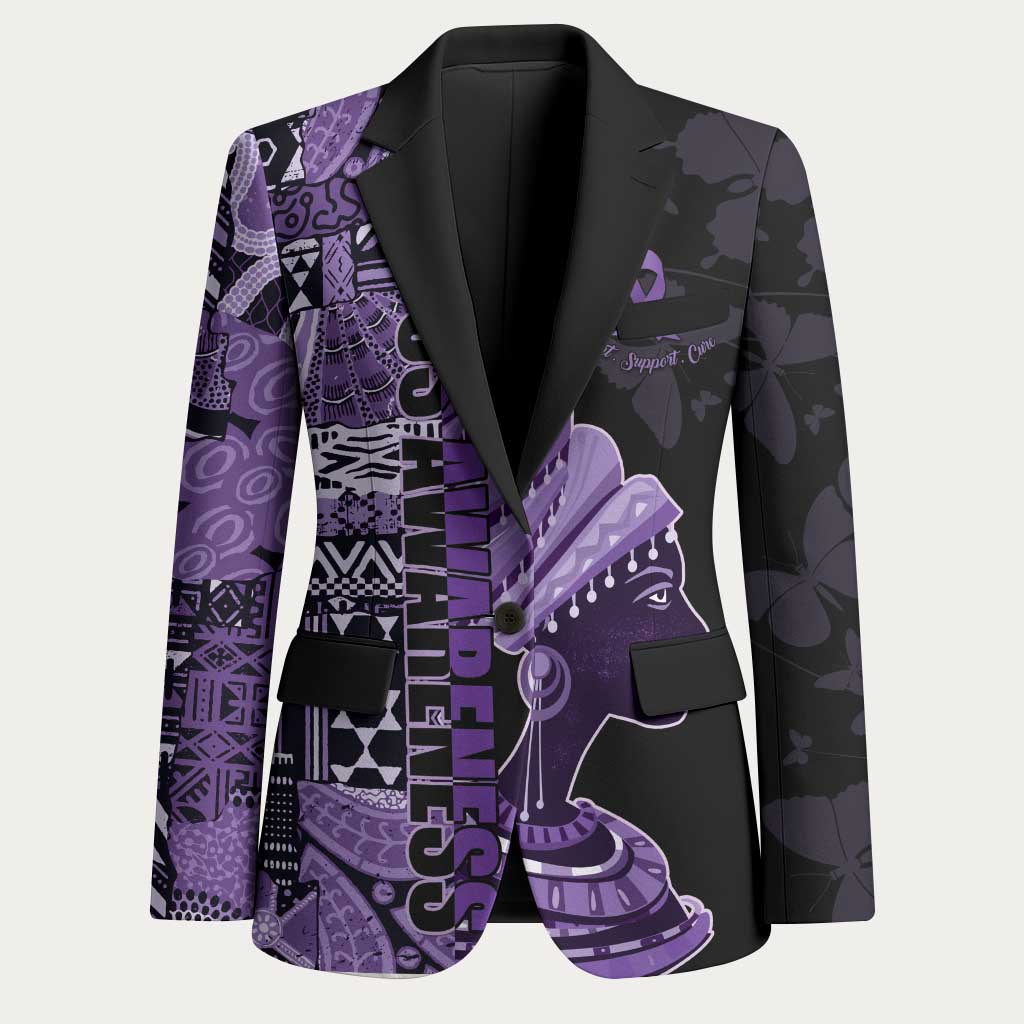 Personalized African Lady Lupus Awareness Blazer Fight Support Cure