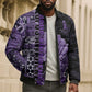 Personalized African Lady Lupus Awareness Bomber Puffer Jacket Fight Support Cure