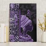 African Lady Lupus Awareness Canvas Wall Art Fight Support Cure