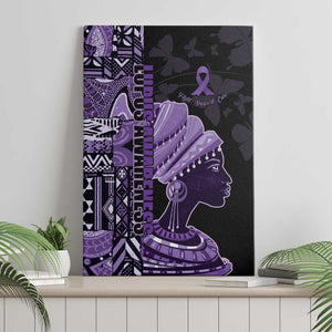 African Lady Lupus Awareness Canvas Wall Art Fight Support Cure